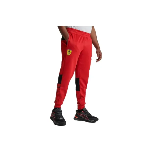PUMA Fit Red Men's Knitted Training Pants PUMA Fit Красный Мужские Вязаные Тренировочные Штаны