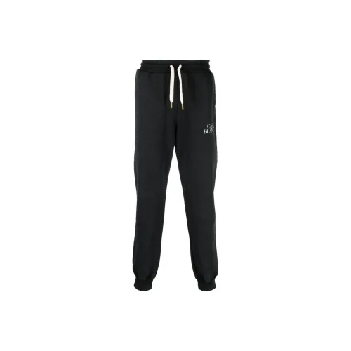 CASABLANCA Вязаные тренировочные брюки мужские угольно-серого цвета