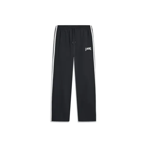 LINING Вязаные тренировочные штаны унисекс черные