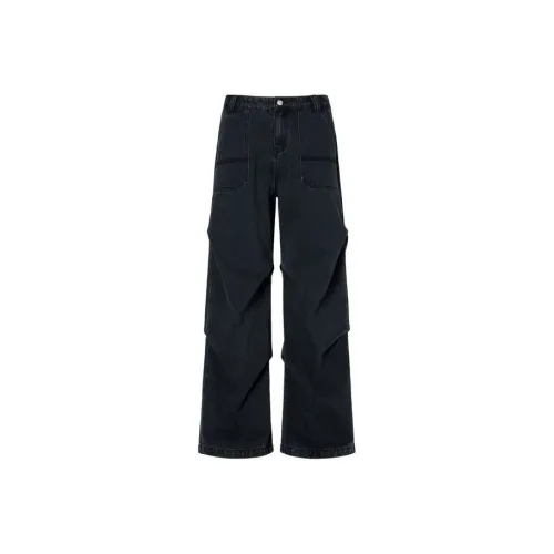 Glona Klio Джинсы Унисекс Черный Серый