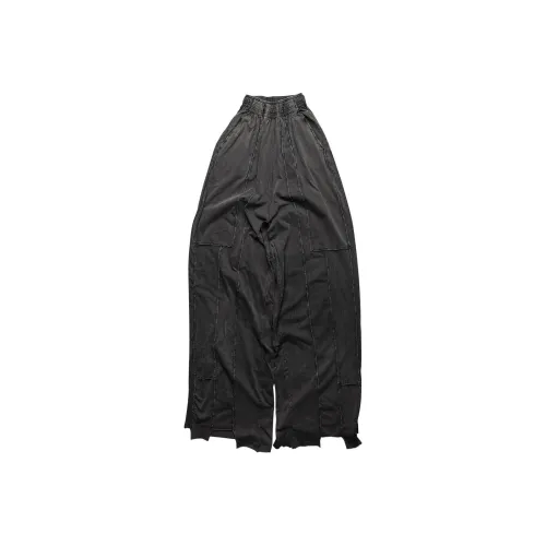 Vetements Промытый черный Унисекс Вязаные Тренировочные брюки