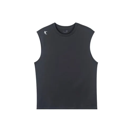 QIAODAN Men's Training Series Топ без рукавов Мужской Песочный Серый