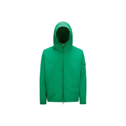 MONCLER Ярко-зеленые Мужские Куртки