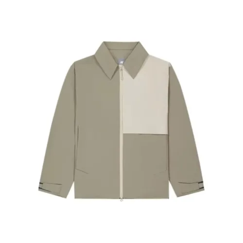 New Balance совместная брендированная куртка Unisex Light серого цвета