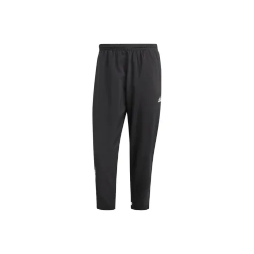 Adidas SCRIBBLE Вязаные спортивные брюки мужские черные