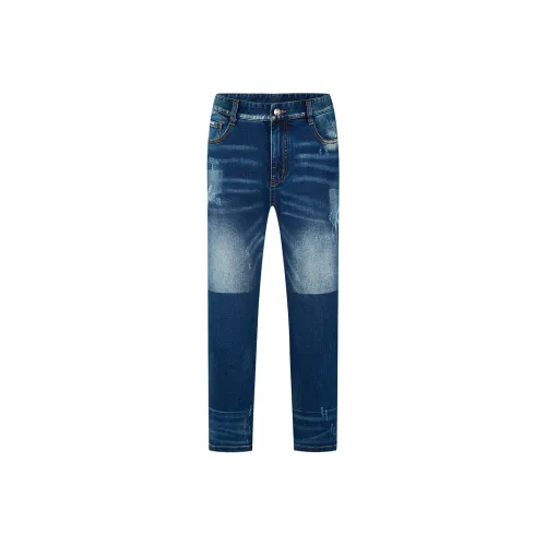 Cavalli Class Blue Men's Jeans Кэвали Класс Синий Мужские Джинсы
