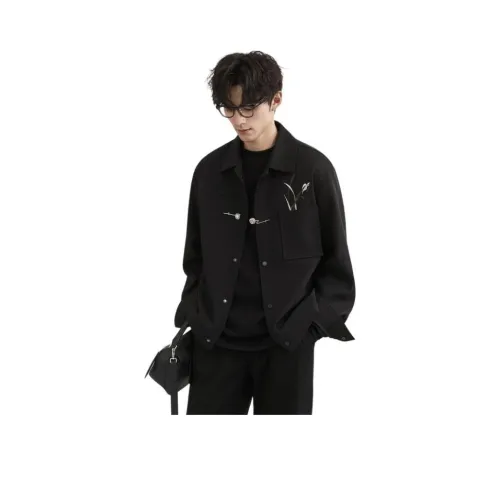 EARL JOEL Темно-черная унисекс куртка