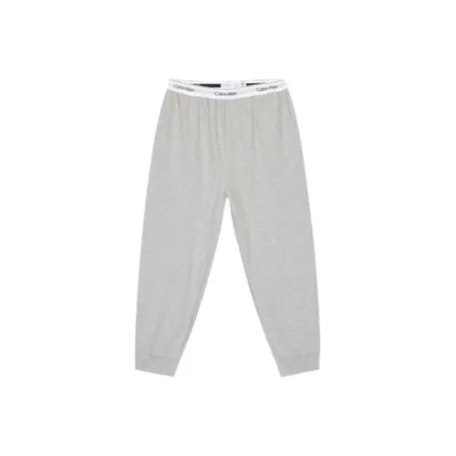 Calvin Klein Светло-серые мужские вязаные тренировочные брюки