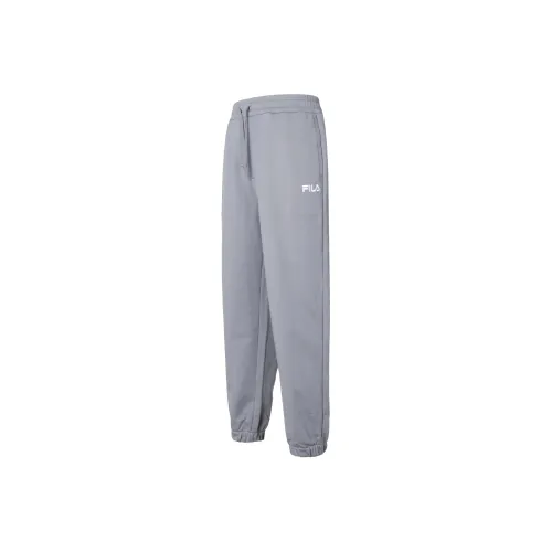 FILA Valentine's Day Collection Циан Кирпичный Серый Мужские Вязаные Спортивные Штаны
