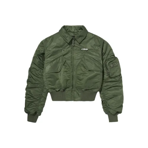 THUG CLUB Куртки и Пальто Унисекс Хаки