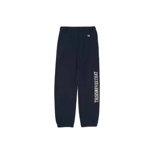 Champion Вязаные Спортивные Штаны Японская Версия Унисекс