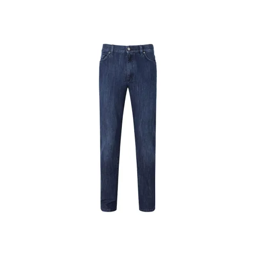 Ermenegildo Zegna Джинсовый синий Мужские Джинсы
