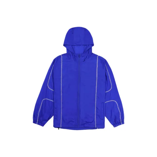 PLEASURES SS24 Летняя коллекция Тренчкот Мужской Синий