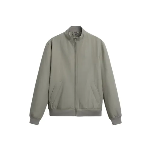 ZARA Куртки и Пальто Мужской Серый