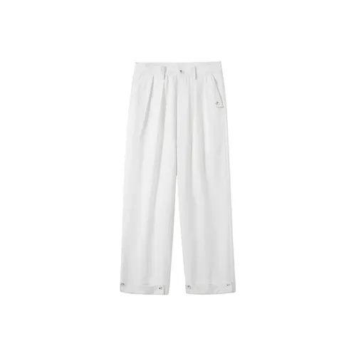 SeminP.ure Повседневные брюки Унисекс Белый Темно-синий Синий