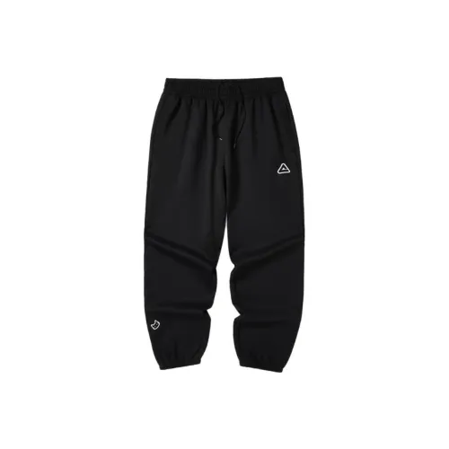 PEAK Черные Унисекс Вязаные Тренировочные Брюки