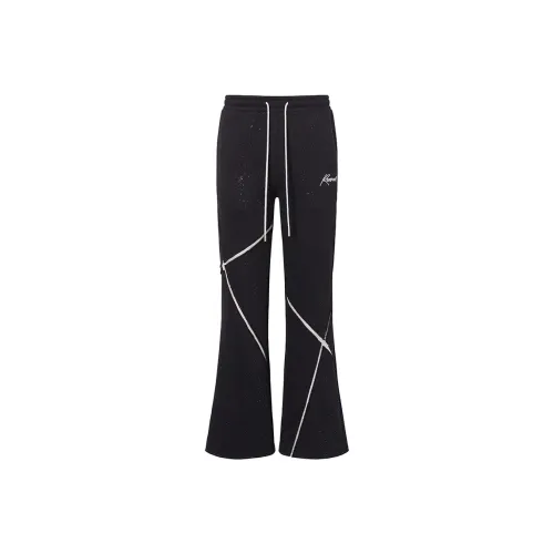 ROCAWEAR Черные Унисекс Вязаные Тренировочные Брюки