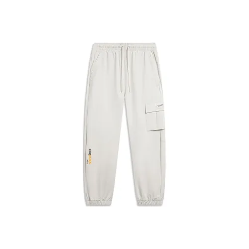 LINING Silver Birch Серый Мужские Вязаные Спортивные Штаны
