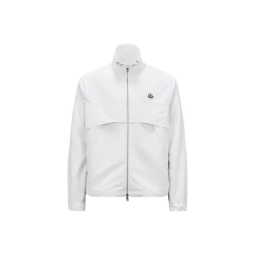 Moncler SS24 Куртки Пальто Мужской Оптический Белый
