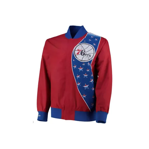 NBA x MITCHELL NESS Philadelphia 76ers Куртка Мужская Красная