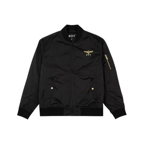 Boy London Хлопковый пуховик унисекс черного цвета