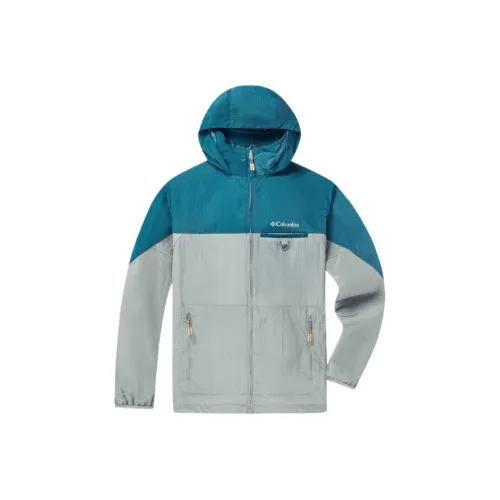 Columbia совместный бренд SS25 Куртки и пальто Мужской Зеленый Белый