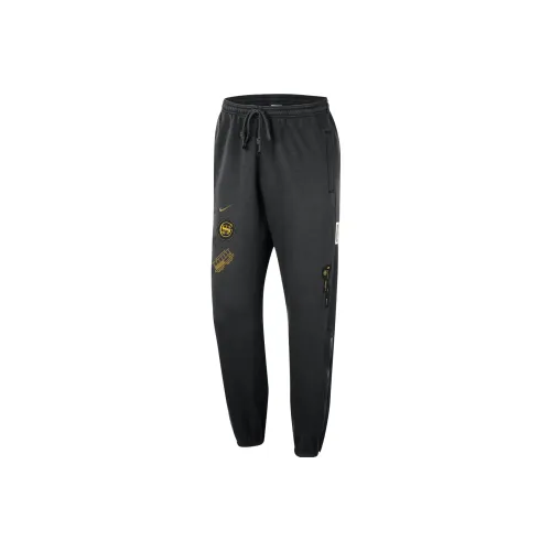 Nike Golden State Warriors Стандартный выпуск Городской Edition Вязаные тренировочные штаны