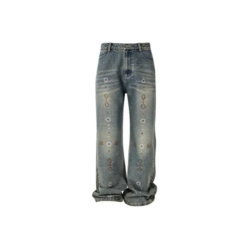 PASET Синие Унисекс Джинсы