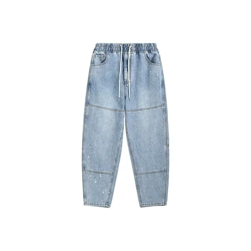 Wild Child Club Синие Унисекс Джинсы