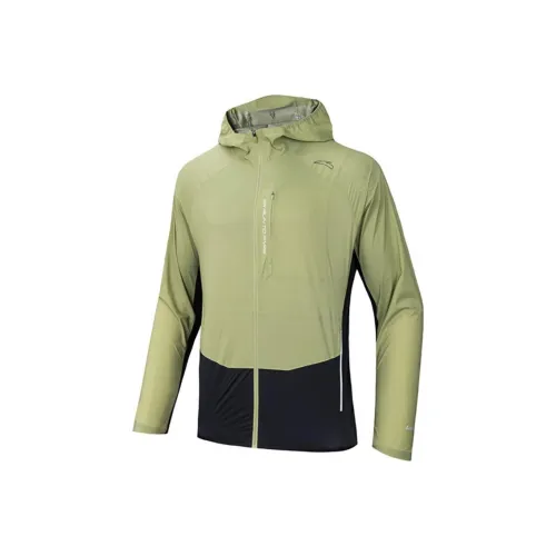 ANTA RUNNING Collection Тренчкот Мужской Wild Path Зеленый Чернильный Серый