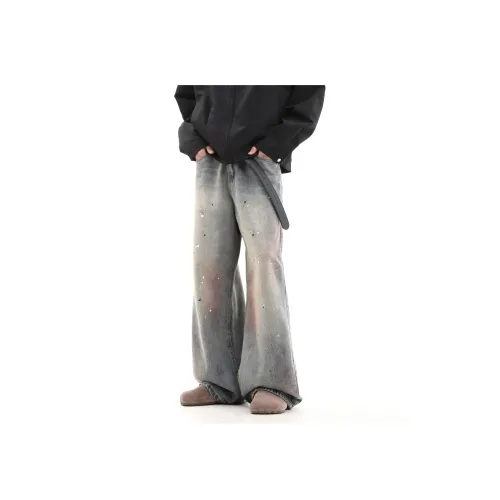 TREND ST Джинсы Унисекс Винтаж Синий