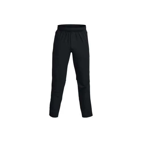 Under Armour Anywhere Черные Мужские Вязаные Тренировочные Штаны