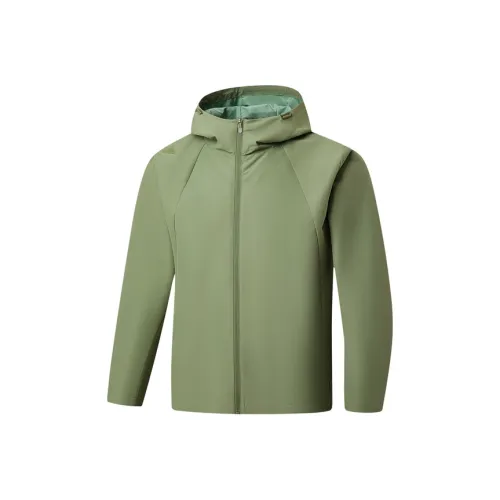 PEAK Тренчкот Мужской Изумрудно-Зеленый