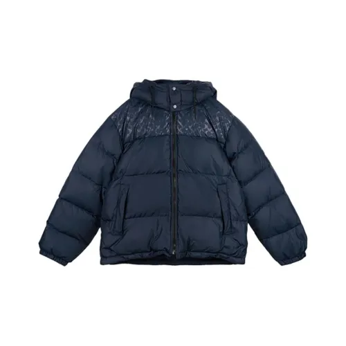 COACH Пуховик Мужской Морской Синий