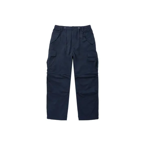 HUF FW22 Прямой крой Брюки Умеренный Повседневный Унисекс Мужской Морской Синий