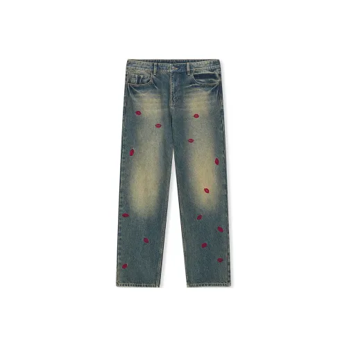 DICETINY Джинсы Унисекс Medium Blue