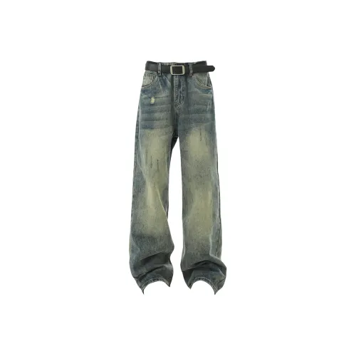 GROGNAK Синие Унисекс Джинсы