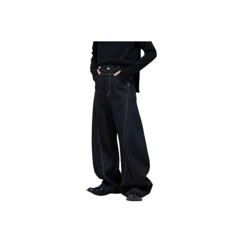 Yunyi Джинсы Мужские Оригинальные Джинсовые