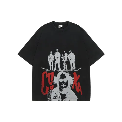Guuka Черная унисекс футболка