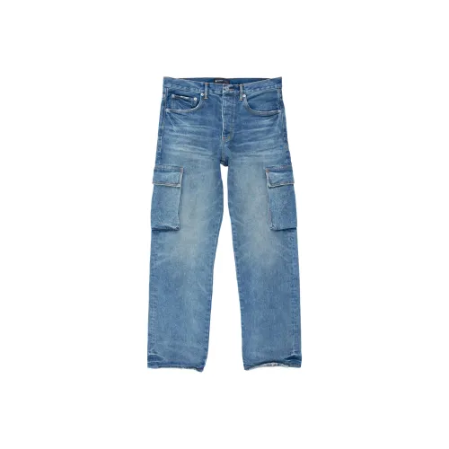 PURPLE BRAND Синий Мужской Джинсы