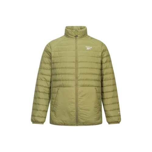 Reebok совместный пуховик унисекс оливково-зеленый