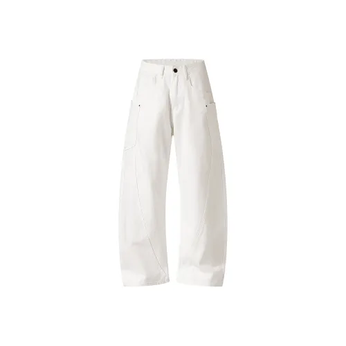 WPOOLL Белый Мужской Джинсы