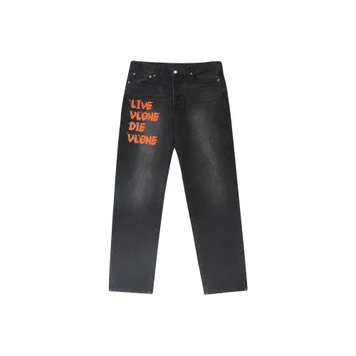 VLONE Черные Унисекс Джинсы
