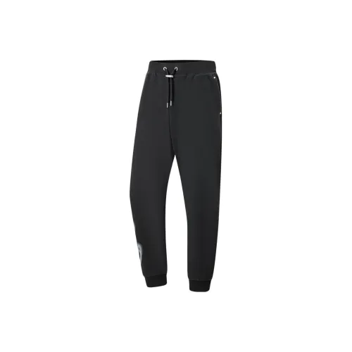 LINING Wade Collection Вязаные Тренировочные Штаны Мужские Черные