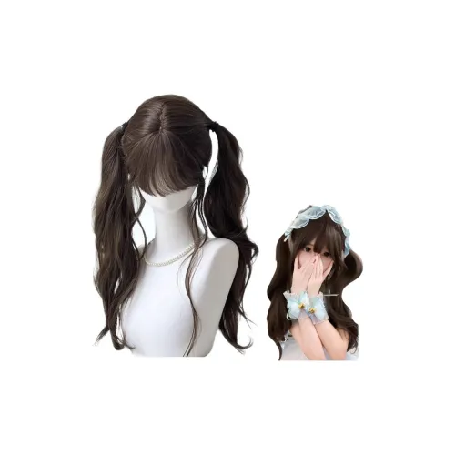 UMIFFA Расческа для завивки двух хвостиков Парик Лолита С воздушными прядями