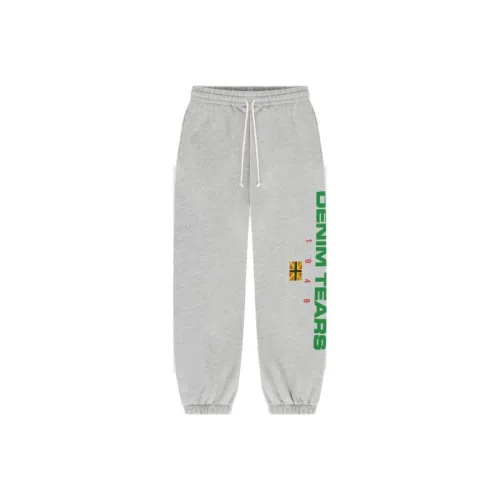 Вязаные тренировочные брюки Denim Tears co-brand унисекс серые