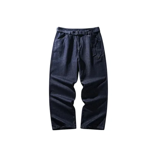 HZWH Синий Мужской Джинсы