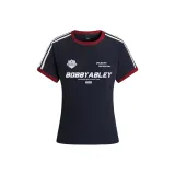 Темно-синий с красным краем