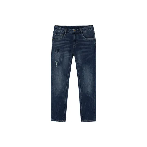 DAVID NAMAN Blue Men's Jeans DAVID NAMAN Синий Мужской Джинсы