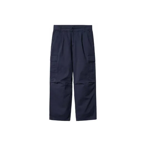 Carhartt WIP Карго Брюки Мужские Морской Синий